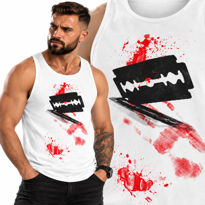 TANK TOP HORROR  BLOOD
